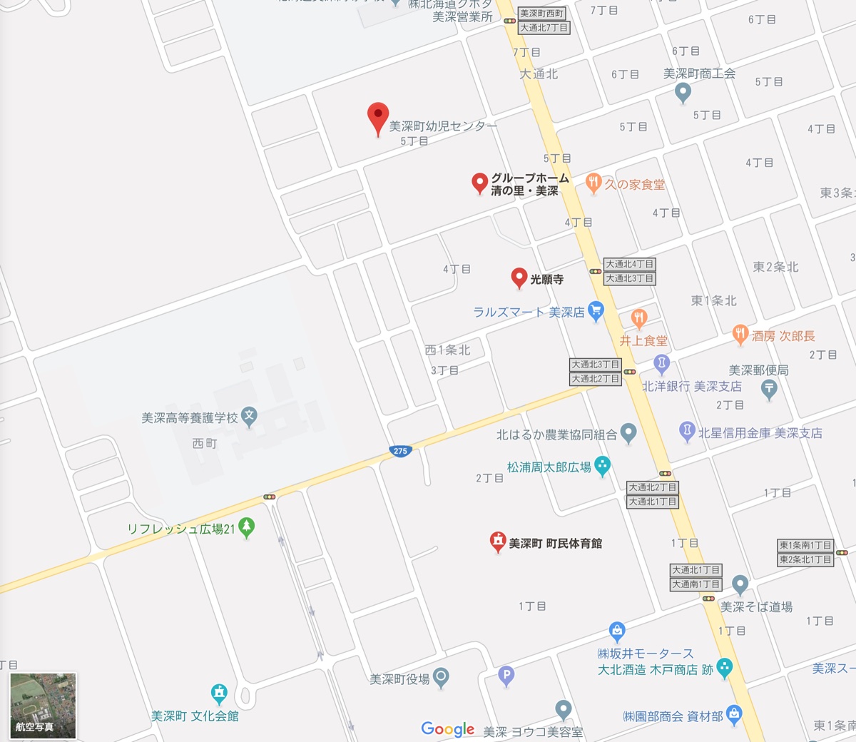 第８番札所 光願寺 周辺地図