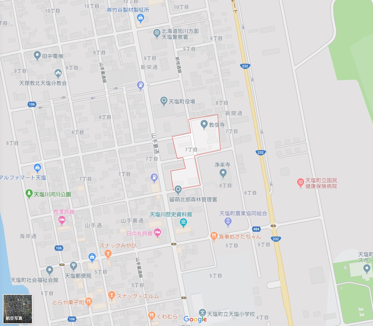 番外第１番札所 教信寺 周辺地図